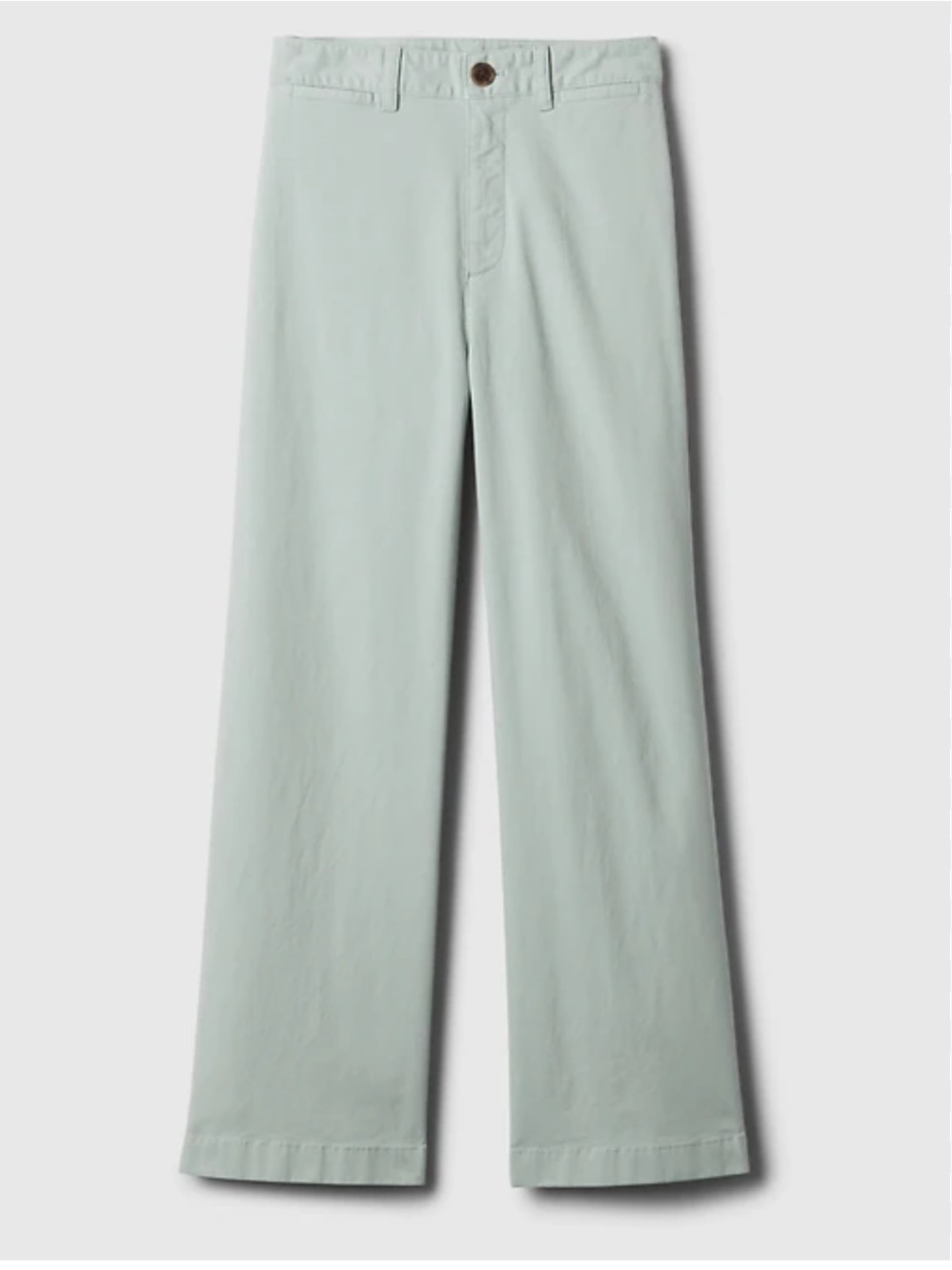 GAP Wide-Leg High Rise Stride Ankle Pants Light Mint 00 Jeans NEW Spring Preppy - Picture 4 of 8
